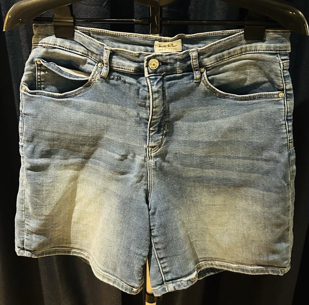 Nicole Miller New York Soho High Rise Denim Shorts Women's size 12